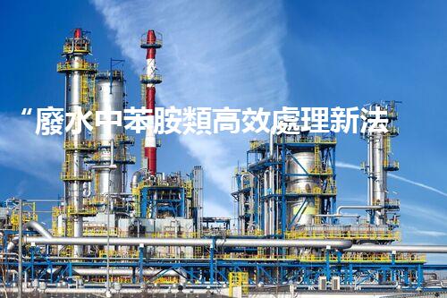 “廢水中苯胺類高效處理新法，環(huán)保先鋒引領(lǐng)綠色以后”